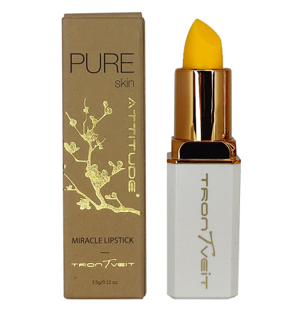 PURE Skin ATTITUDE  Miracle Lipstick Yellow